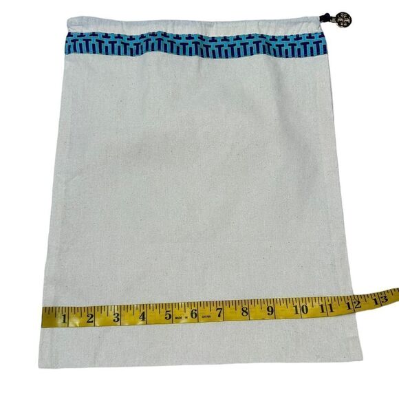 Tory Burch Tan Drawstring Shoe Bag - Picture 3 of 4